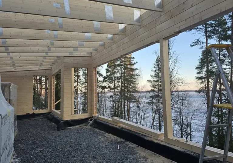 työmaa rannalla